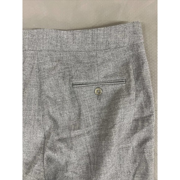 New BCBG Max Azria Womens 12 Med Heather Grey Carla Slim Flare Dress Trouser FS - Picture 11 of 12